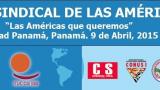 Foro Sindical de las Américas “Las Américas que queremos”